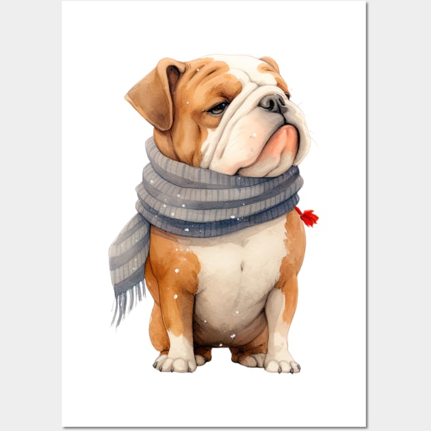 Winter dog Wall Art by piscoletters